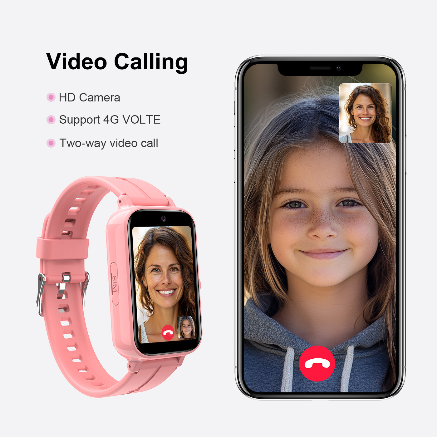 Fall Detection Watch - Kinderen Smart Horloge voor Kinderen Horloge