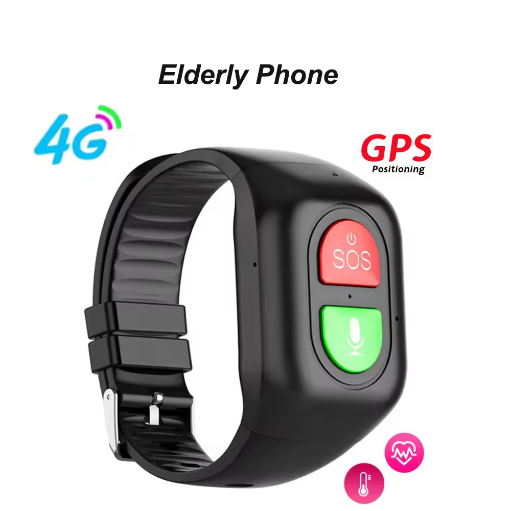 4G Ouderen GPS-horloge GPS-tra - Fall Detection Watch recensie en prijs