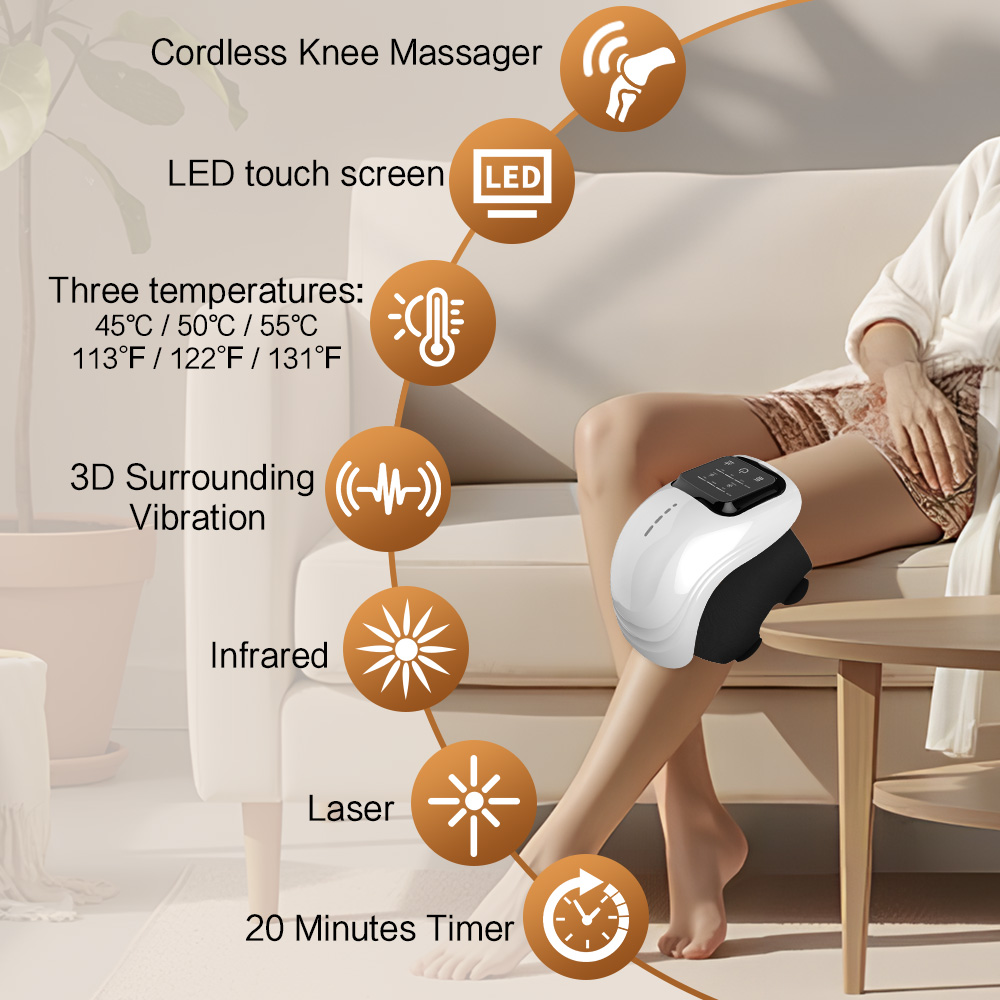Magnetische slimme verwarmde k - Smart Knee Wrap recensie en prijs